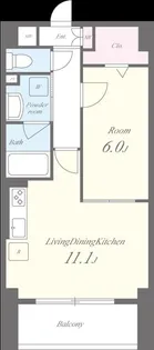 福信館【10階】の間取り