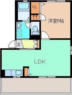 ステップワン E【1階】の間取り