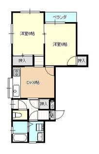 PALハイツ【2階】の間取り