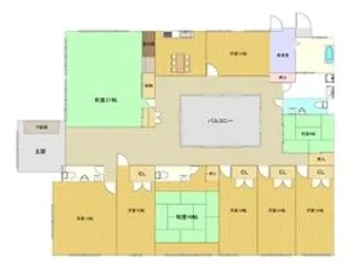 パレス東江【2階】の間取り
