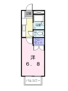 ニューシティサルビア【2階】の間取り