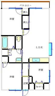 GRC opus beppu35【3階】の間取り