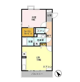 プライムパークス【1階】の間取り