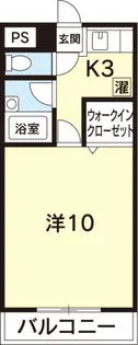 LUCE住吉【3階】の間取り