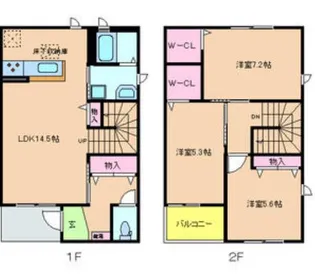 パルファンシャーメゾンの間取り