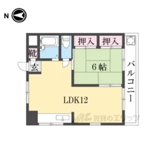 グリーンホーム【2階】の間取り