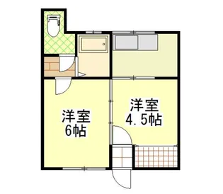 エアフォルク【2階】の間取り