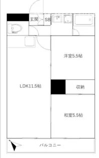 サンハイツ柏【3階】の間取り