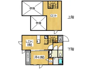 CB室見マリナ【2階】の間取り