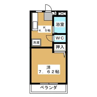 サンライズ梓【2階】の間取り