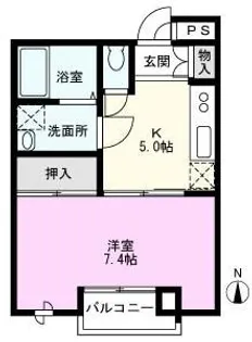 ヨシカネビル【2階】の間取り