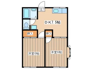 イルマ-レI番館【2階】の間取り