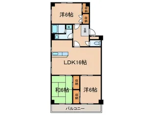 ビレンテ守山【1階】の間取り