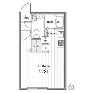 ZESTY松陰神社II【3階】の間取り