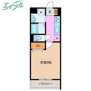 フィオレティーナ四日市【2階】の間取り