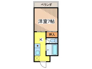 コ-ポラスウカワ【3階】の間取り