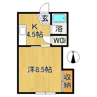 ドミール川先【2階】の間取り