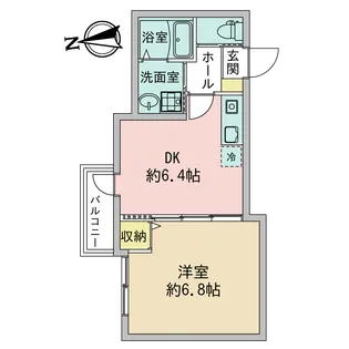 フォルトゥーナ打出浜【3階】の間取り