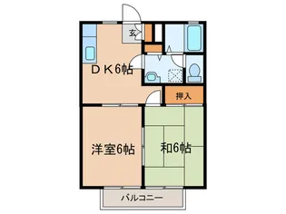 ヴィレッジTOMIZAWA【2階】の間取り