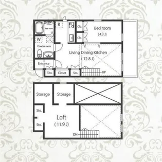 プリマ町田金森弐番館【1階】の間取り