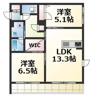 ラピス―ル【3階】の間取り