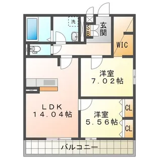 リベル元町【5階】の間取り