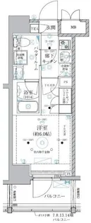 ベルグレード川崎AZ【4階】の間取り
