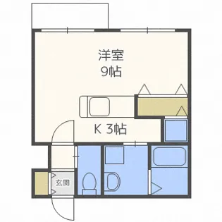 スペチアーレ札幌【5階】の間取り