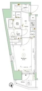 AXAS池袋本町【5階】の間取り