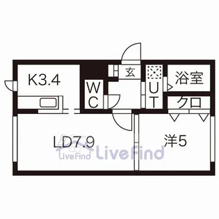 マーブル南郷【2階】の間取り