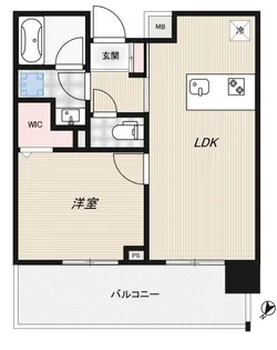 RIDGE豊洲【6階】の間取り