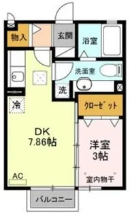 ニュービラーズ【1階】の間取り