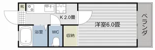 エントピア鴨池II【5階】の間取り