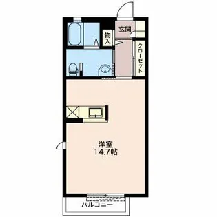 メゾンエスベランサ【2階】の間取り