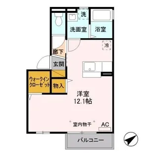 メゾン ド シエル【2階】の間取り