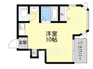 グリーンコーポタナカD棟【3階】の間取り