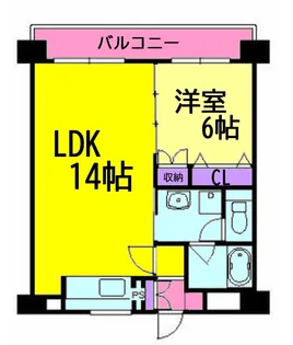 やよいビル【5階】の間取り