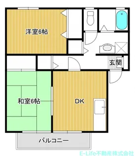 セジュール長嶺【2階】の間取り