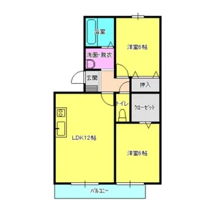 フォルトゥーナ【3階】の間取り