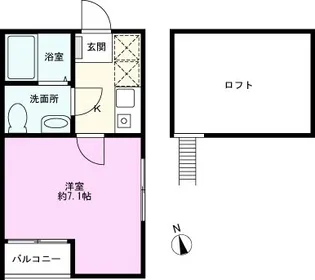 レオン高砂【2階】の間取り