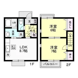 スカイコートの間取り