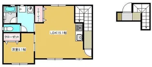 ウェステリア朝倉【2階】の間取り