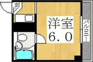 サンアビコ東マンション【5階】の間取り