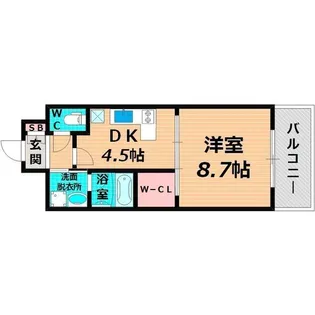 レクシア鶴見【5階】の間取り