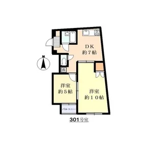 本駒込アトラスマンション【3階】の間取り