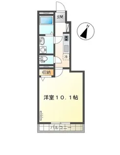 プランドール【2階】の間取り