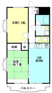 カーザモンターニャ【6階】の間取り