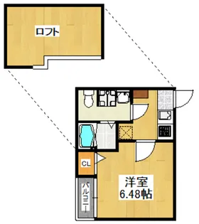 アリエス薬院【1階】の間取り