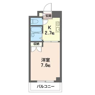 ソレイユ三和【3階】の間取り