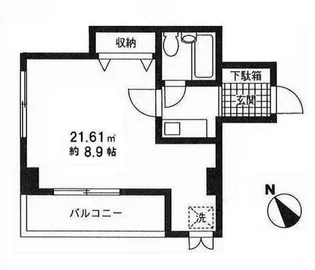 橘ビル【4階】の間取り